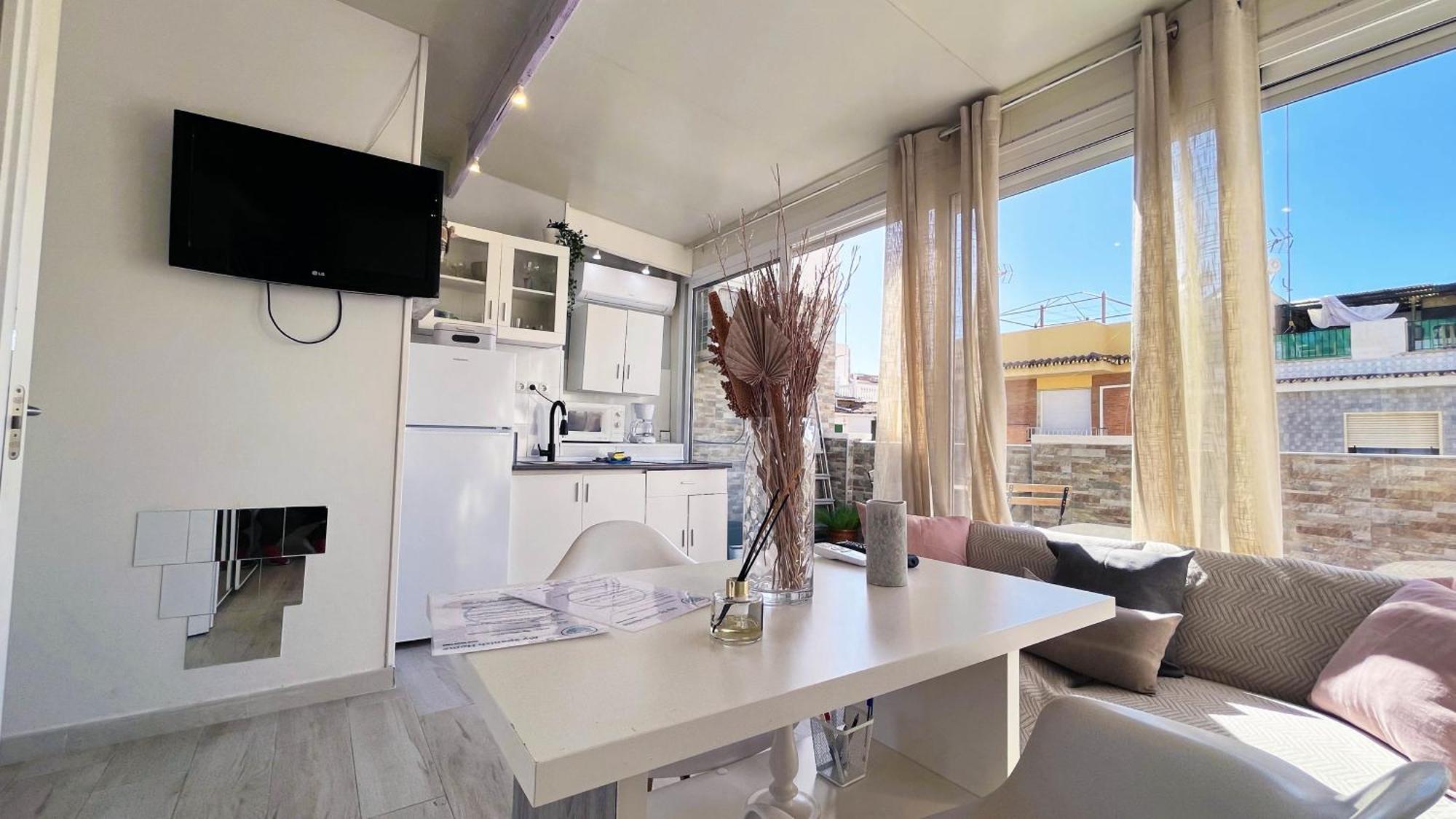 Appartamento A 5 Minutos De La Playa Con Terraza En Málaga Esterno foto