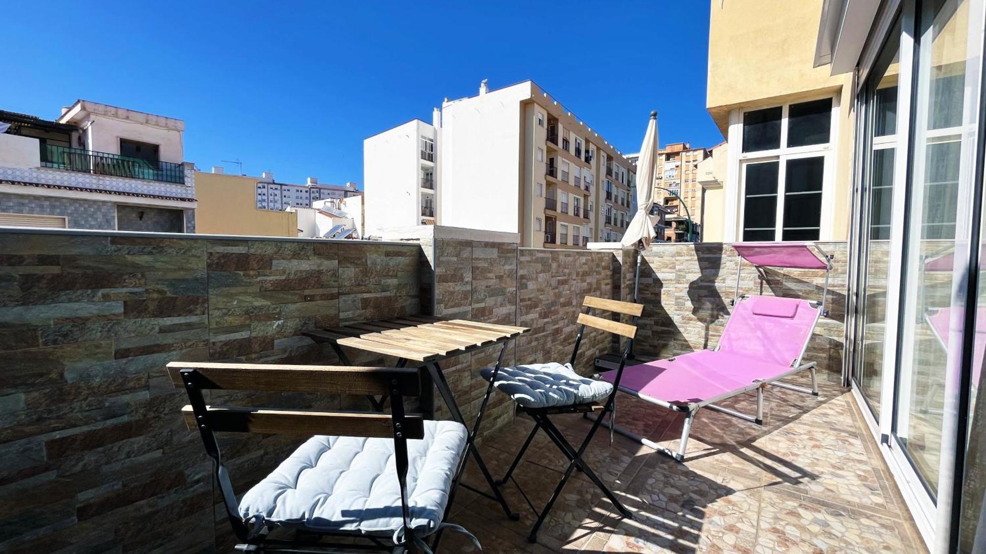Appartamento A 5 Minutos De La Playa Con Terraza En Málaga Esterno foto